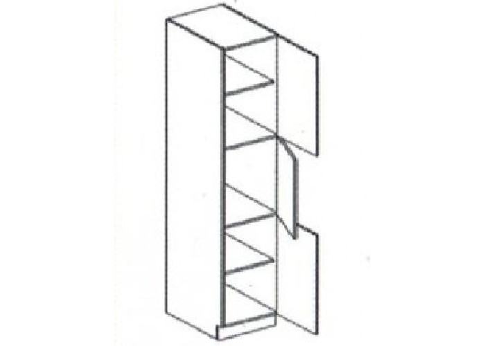 EKRAN MDF DG60, potravinová skriňa v šírke 60 cm