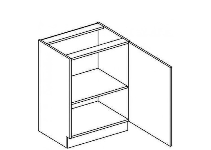 MAGIA D60D1, dolná 1-dverová skrinka v šírke 60 cm MAGIA D60D1, dolná 1-dverová skrinka v šírke 60 cm