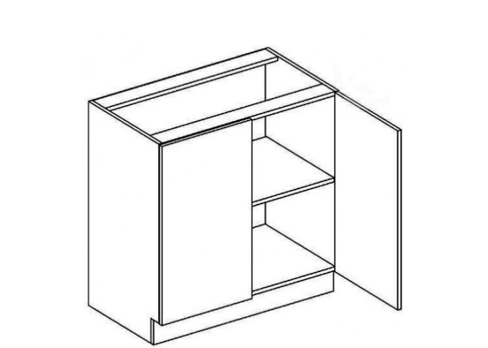 EKRAN vanilka D80, dolná skrinka v šírke 80 cm EKRAN vanilka D80, dolná skrinka v šírke 80 cm