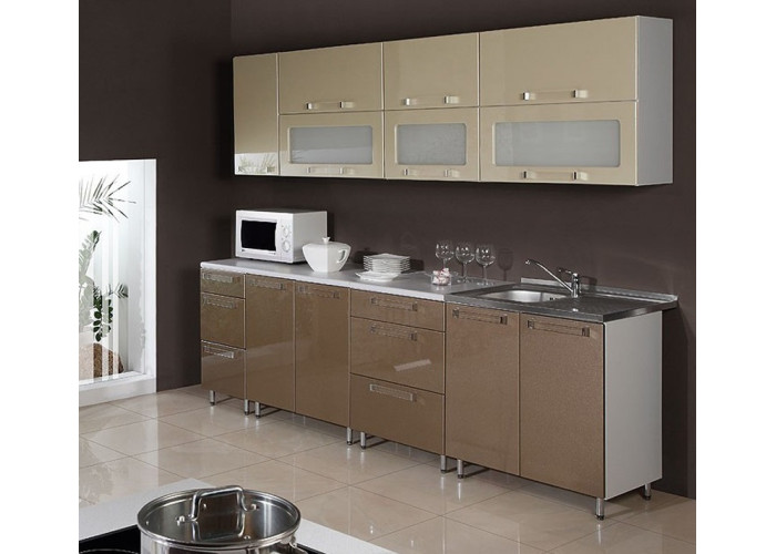 GALAXY III  MDF 260 cm, kuchynský komplet