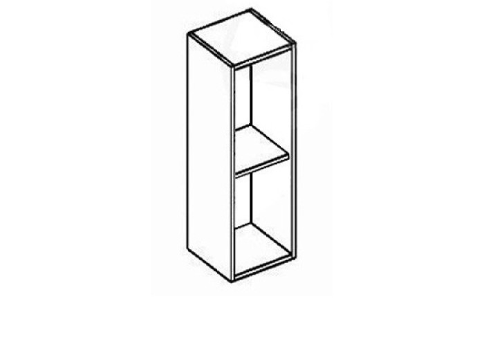 JM WR20, horná otvorená skrinka v šírke 20 cm a výške 72 cm