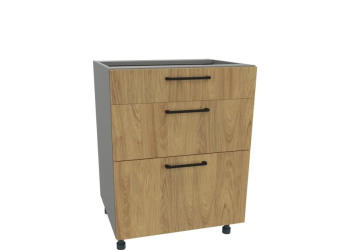 ADELE DSS60.3, kuchynská šuflíková skrinka v šírke 60 cm ADELE DSS60.3, kuchynská šuflíková skrinka v šírke 60 cm