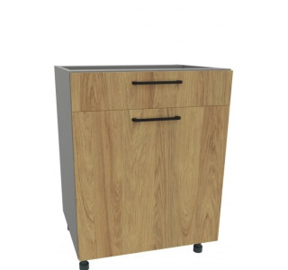 ADELE DSS60.1/1, kuchynská skrinka so šuflíkom v šírke 60 cm