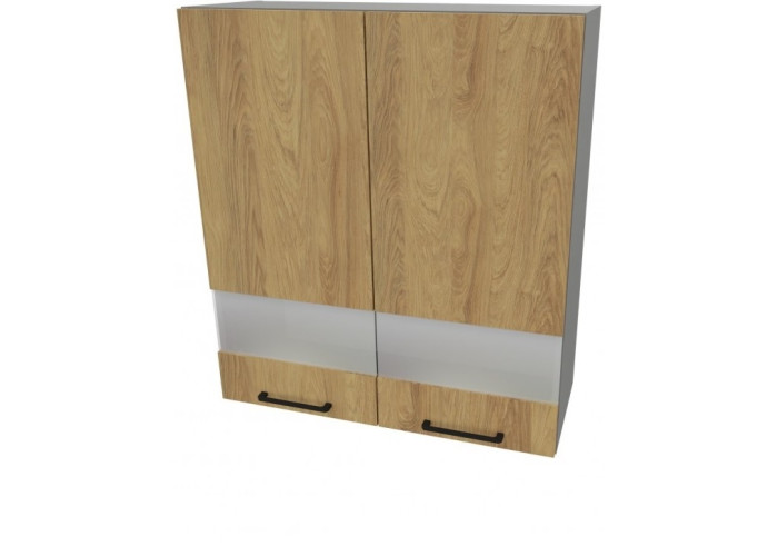 ADELE WW80/100, horná kuchynská skrinka so sklom v šírke 80 cm a výške 100 cm