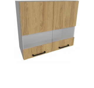 ADELE WW80/71, horná kuchynská skrinka so sklom v šírke 80 cm a výške 71 cm