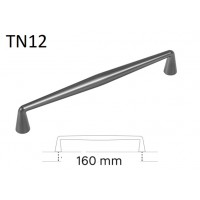 úchytka TN12 kovová, sivá
