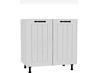 AMBROSIA biela D80, kuchynská skrinka v šírke 80 cm