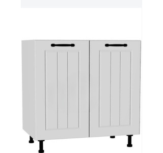 AMBROSIA biela D80, kuchynská skrinka v šírke 80 cm