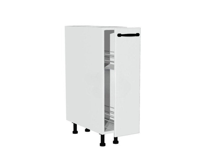 AMBROSIA biela DC20, kuchynská skrinka v šírke 20 cm s cargo košom AMBROSIA biela DC20, kuchynská skrinka v šírke 20 cm s cargo košom