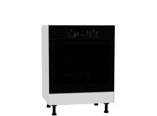 AMBROSIA biela DP60, kuchynská skrinka na vstavanú rúru v šírke 60 cm