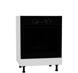 AMBROSIA biela DP60, kuchynská skrinka na vstavanú rúru v šírke 60 cm