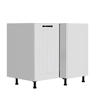 AMBROSIA biela DRP100x70P, kuchynská rohová skrinka v rozmere 100x70 cm, pravá