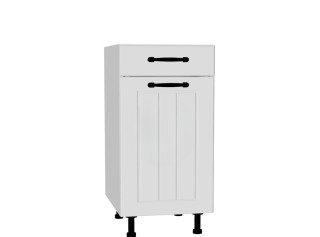 AMBROSIA biela DSS40.1/1, kuchynská skrinka so šuflíkom v šírke 40 cm