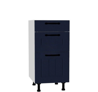 AMBROSIA granátová DSS40/3, kuchynská šuflíková skrinka v šírke 40 cm