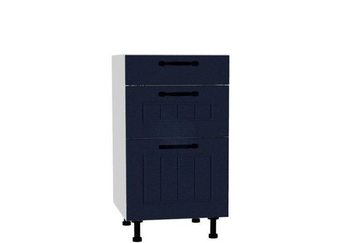 AMBROSIA granátová DSS45/3, kuchynská šuflíková skrinka v šírke 45 cm