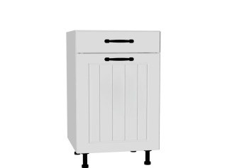 AMBROSIA biela DSS50.1/1, kuchynská skrinka so šuflíkom v šírke 50 cm