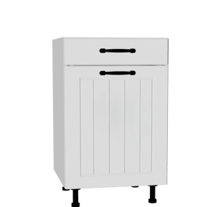AMBROSIA biela DSS50.1/1, kuchynská skrinka so šuflíkom v šírke 50 cm
