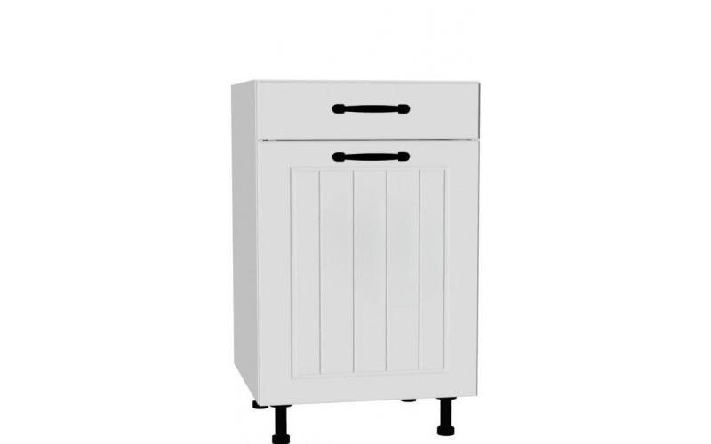 AMBROSIA biela DSS50.1/1, kuchynská skrinka so šuflíkom v šírke 50 cm
