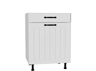 AMBROSIA biela DSS60.1/1, kuchynská skrinka so šuflíkom v šírke 60 cm