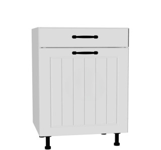 AMBROSIA biela DSS60.1/1, kuchynská skrinka so šuflíkom v šírke 60 cm