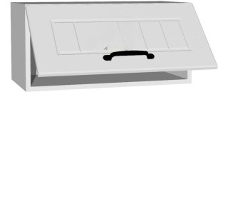 AMBROSIA biela WO60/29N, nadstavec na potravinovú skriňu v šírke 60 cm a výške 29 cm