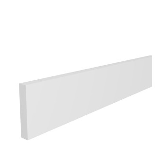 BIANCA biely sokel v dĺžke 2m a výške 10cm, vo farbe dvierok