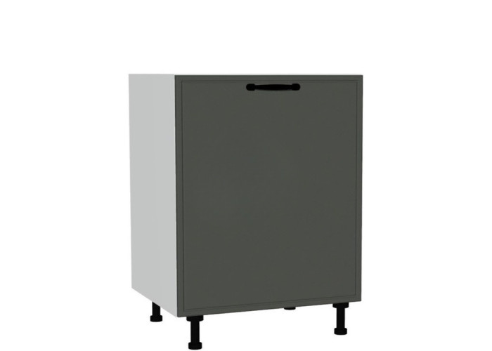 BIANCA tmavosivá D60.1, kuchynská skrinka v šírke 60 cm BIANCA tmavosivá D60.1, kuchynská skrinka v šírke 60 cm