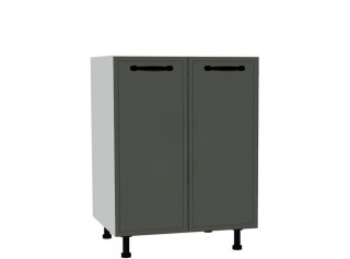 BIANCA tmavosivá D60, kuchynská skrinka v šírke 60 cm