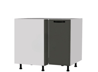 BIANCA tmavosivá DRP100x70L, kuchynská rohová skrinka v rozmere 100x70 cm, ľavá