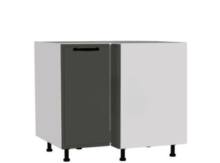 BIANCA tmavosivá DRP100x70P, kuchynská rohová skrinka v rozmere 100x70 cm, pravá