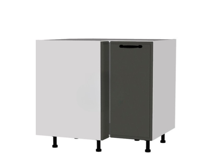 BIANCA tmavosivá DRP90x70L, kuchynská rohová skrinka v rozmere 90x70 cm, ľavá BIANCA tmavosivá DRP90x70L, kuchynská rohová skrinka v rozmere 90x70 cm, ľavá