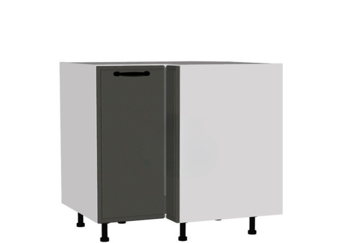 BIANCA tmavosivá DRP90x70P, kuchynská rohová skrinka v rozmere 90x70 cm, pravá BIANCA tmavosivá DRP90x70P, kuchynská rohová skrinka v rozmere 90x70 cm, pravá