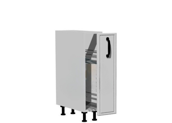 BIANCA biela DC20, kuchynská skrinka v šírke 20 cm s cargo košom BIANCA biela DC20, kuchynská skrinka v šírke 20 cm s cargo košom