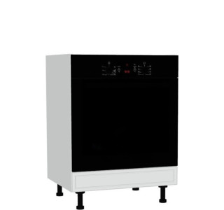 BIANCA biela DP60, kuchynská skrinka na vstavanú rúru v šírke 60 cm