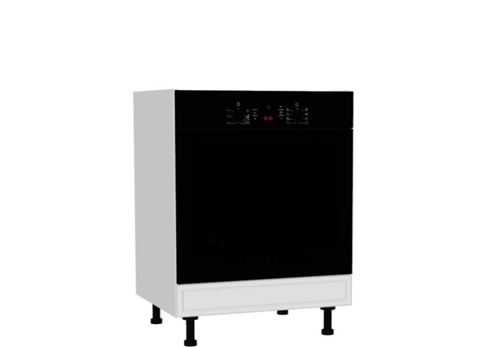 BIANCA biela DP60, kuchynská skrinka na vstavanú rúru v šírke 60 cm