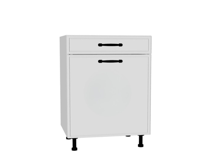 BIANCA biela DSS60.1/1, kuchynská skrinka so šuflíkom v šírke 60 cm