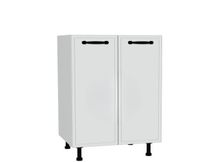 BIANCA biela DZ60, kuchynská drezová skrinka v šírke 60 cm