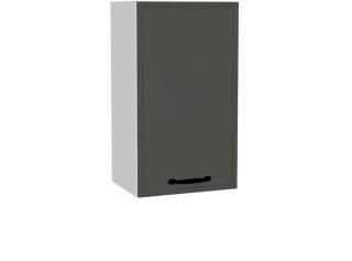 BIANCA tmavosivá W40.1, horná kuchynská skrinka v šírke 40 cm a výške 71 cm