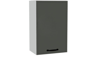 BIANCA tmavosivá W45.1, horná kuchynská skrinka v šírke 45 cm a výške 71 cm