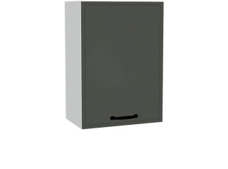 BIANCA tmavosivá W50.1, horná kuchynská skrinka v šírke 50 cm a výške 71 cm