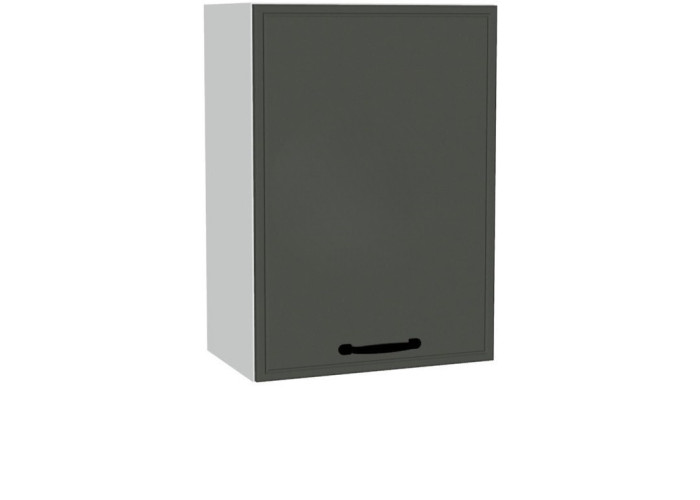 BIANCA tmavosivá W50.1, horná kuchynská skrinka v šírke 50 cm a výške 71 cm