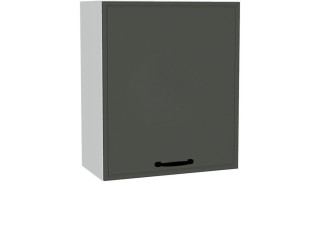 BIANCA tmavosivá W60.1, horná kuchynská skrinka v šírke 60 cm a výške 71 cm