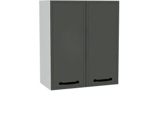 BIANCA tmavosivá W60/71, horná kuchynská skrinka v šírke 60 cm a výške 71 cm