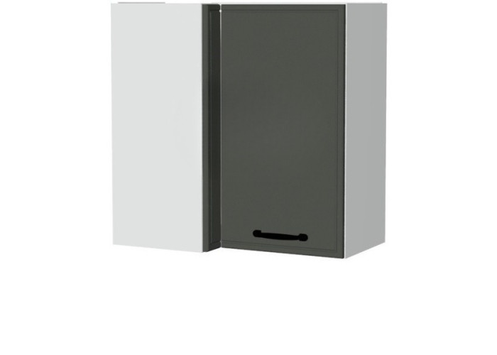 BIANCA tmavosivá WRP70x40/71L, horná rohová skrinka v rozmere 70x40 cm a výške 71 cm BIANCA tmavosivá WRP70x40/71L, horná rohová skrinka v rozmere 70x40 cm a výške 71 cm