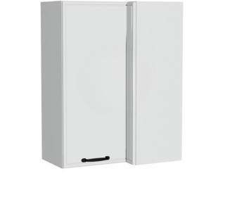 BIANCA biela WRP70x40/100P, horná rohová skrinka v rozmere 70x40 cm a výške 100 cm