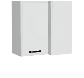 BIANCA biela WRP70x40/71P, horná rohová skrinka v rozmere 70x40 cm a výške 71 cm