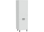BIANCA biela SL60/71, vysoká skrinka na vstavanú chladničku v šírke 60 cm a výške 209 cm