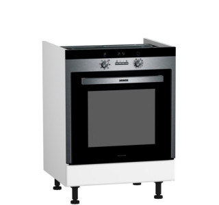 CARMEN biela DP60, kuchynská skrinka na vstavanú rúru v šírke 60 cm