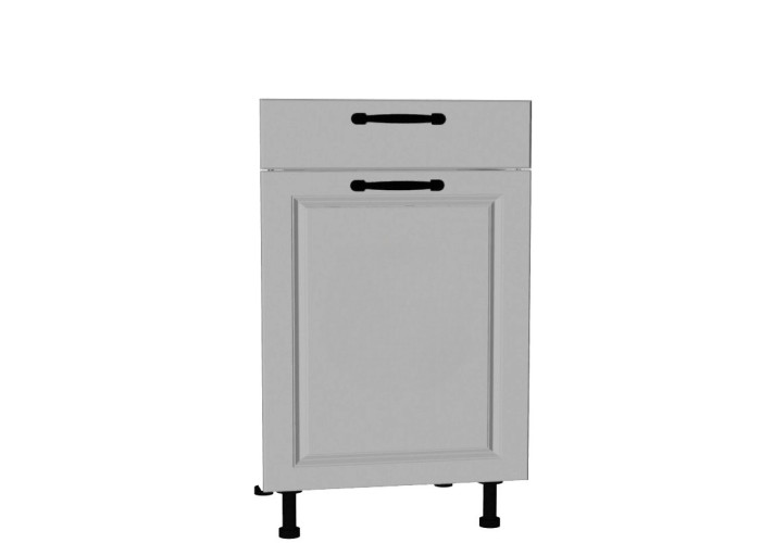 CARMEN sivá DSS50.1/1, kuchynská skrinka so šuflíkom v šírke 50 cm CARMEN sivá DSS50.1/1, kuchynská skrinka so šuflíkom v šírke 50 cm