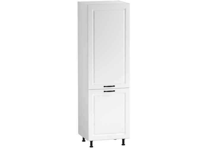 CARMEN biela SL60/71, vysoká skrinka na vstavanú chladničku v šírke 60 cm a výške 209 cm